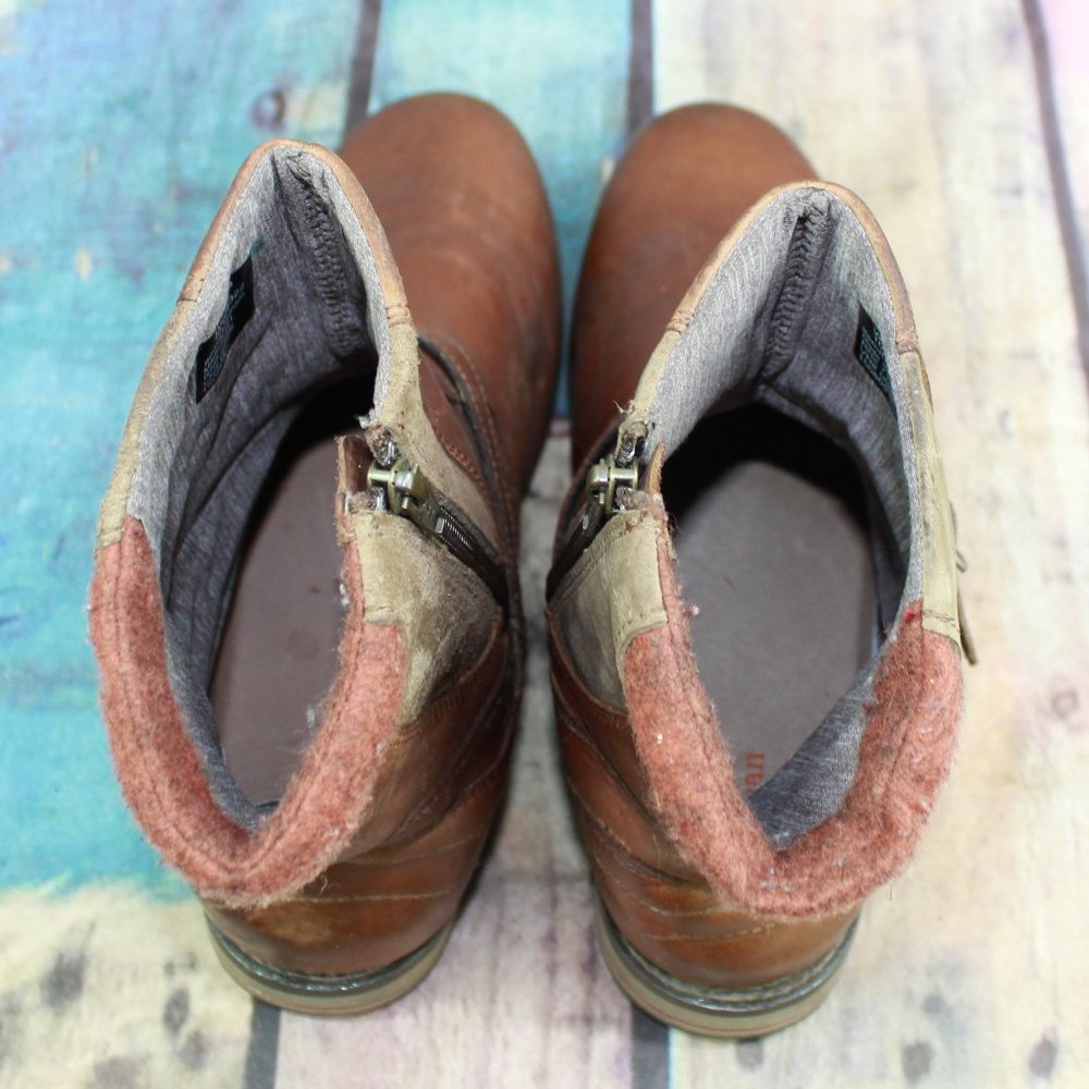 LL BEAN Park Ridge Zip Casual Boots Size 10 Wide - Picture 8 of 9